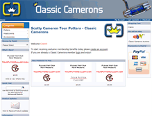 Tablet Screenshot of classiccamerons.com